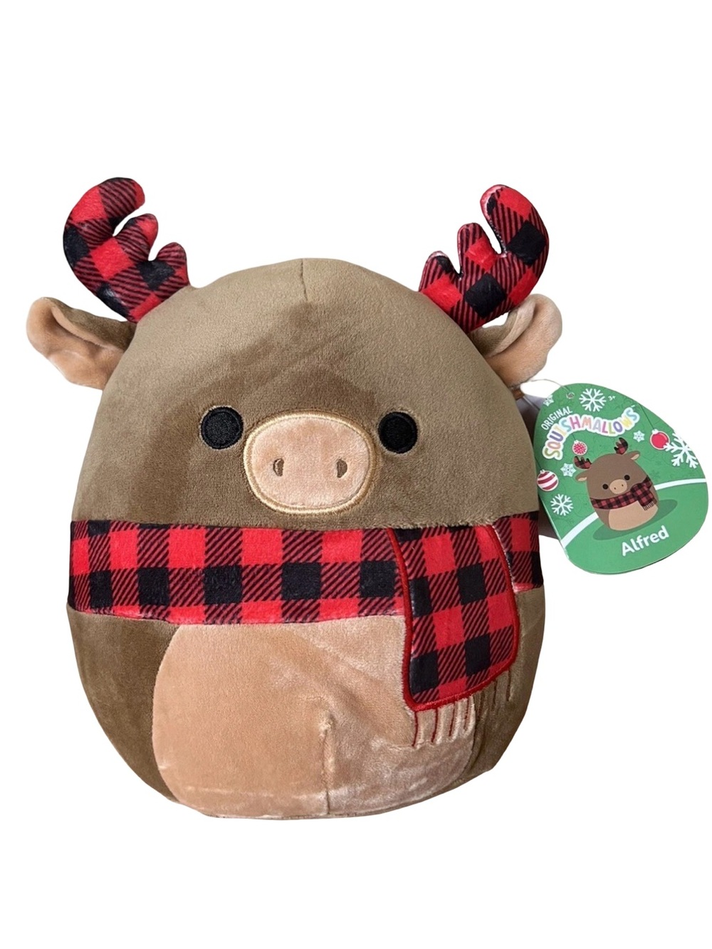 2022 CANADIAN EXCLUSIVE ALFRED 8” WINTER MOOSE HTF SQUISHMALLOWS